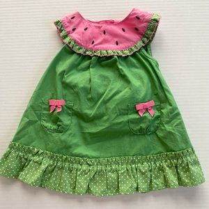 Gymboree Watermelon Darling 3-6 months New Dress with bloomers
